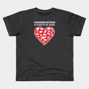Marsupials Conservation Heart Kids T-Shirt